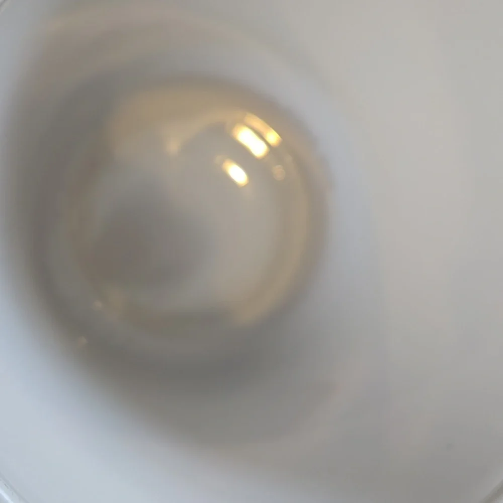 Rae Dunn Milky Glass "BRUSHES" Holder - Picture 5 of 6